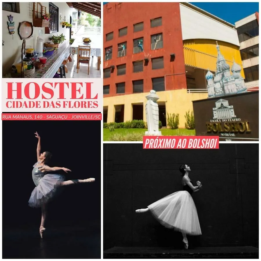 Hostel Cidade Das Flores 2 Joinville Δωμάτια σε οικογενειακή κατοικία